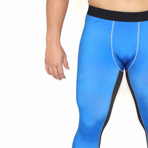 Leggings de Compression pour Hommes, Couleurs Personnalisées, Anti-UV, Respirant, Cordon de Serrage, Coton/Fibre de Bambou, Vêtements de Fitness de Haute Qualité - Product Image 4