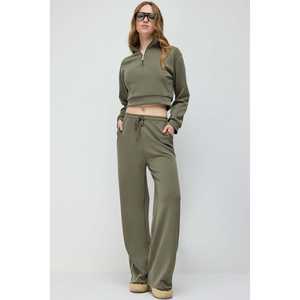 Pantalones Deportivos de Pierna Ancha de Modal Suave al Tacto - Product Image 1