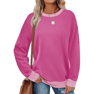 Suéter de Mujer Acogedor, Holgado, de Felpa, Informal, Elegante, Moderno, de Manga Larga, Suave y Cálido para Otoño - Product Image 4