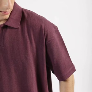 Custom Logo Summer Short Sleeve <b>Mens</b> Golf for Tennis Shirts 87.3% Polyester 12.7% Spandex Dry Fit Soft Knitted Hip Hop Printed - Product Image 5