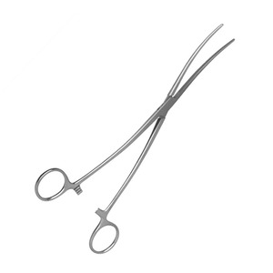 Pinzas Quirúrgicas Curvas de Precisión Bozeman 10 para Apósitos Uterinos, para Procedimientos Ginecológicos, Instrumentos Quirúrgicos de Acero Inoxidable - Product Image 6