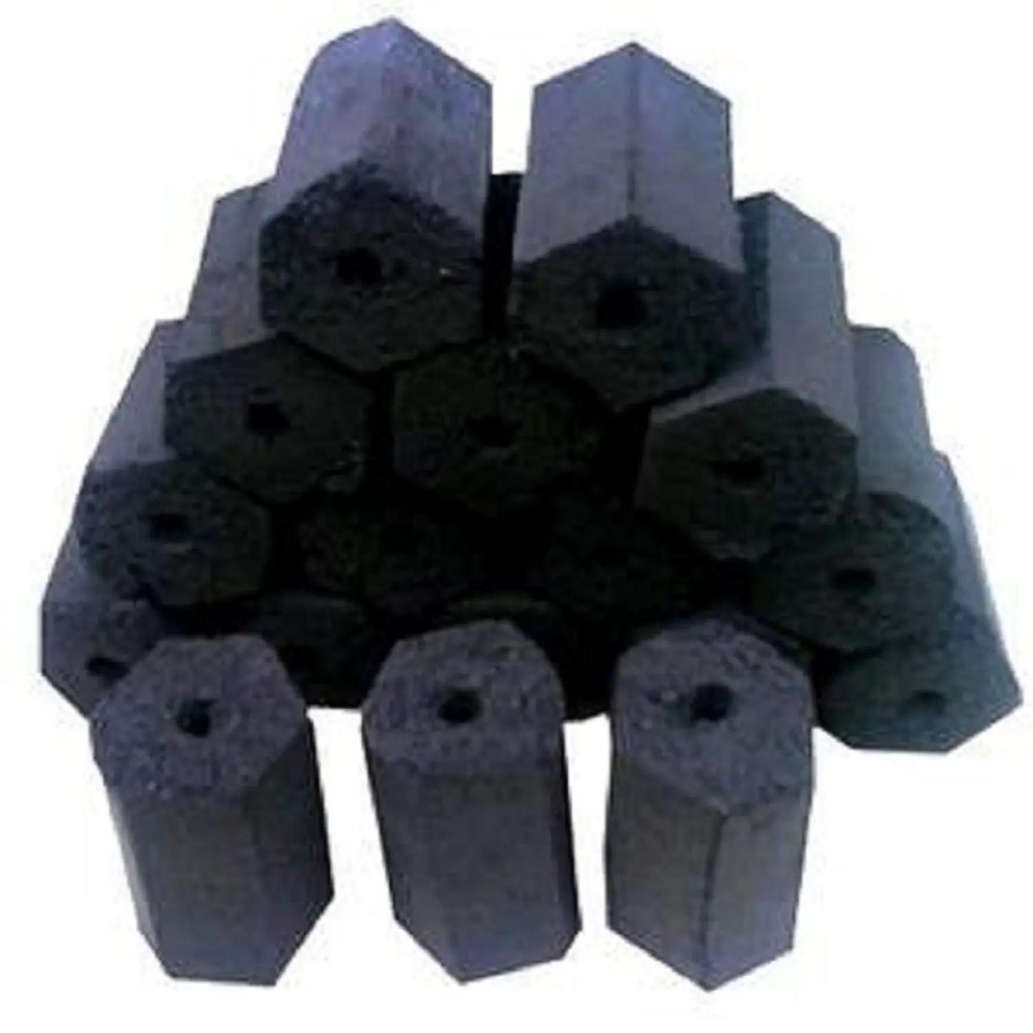 100% Natural Burning Quick Lighting Smokeless High Density Barbeque Charcoal Briquette Hookah Hexagonal Charcoal For Sale