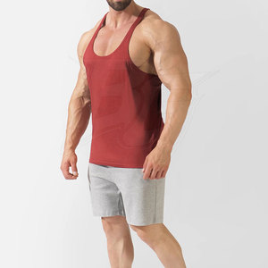 Wholesale Men Casual Bodybuilding Tank <b>Top</b> Breathable 100% Cotton with Lightweight Material and Athletic Comfort Fit Design - Product Image 5