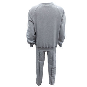 Ensemble sweat à capuche à col rond personnalisé pour hommes avec logo imprimé Survêtement de sport jogging décontracté pour la saison de printemps Survêtement brodé - Product Image 2
