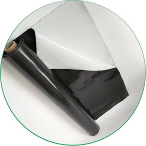Film PE noir et blanc double face pour sacs de courrier Agriculture Protection UV industrielle Utilisation - Product Image 2