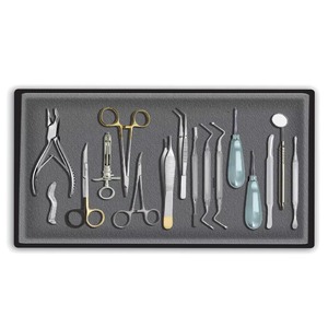 16 PCS ORAL DENTAL SURGICAL EXTRACTION SURGERY <b>ELEVATORS</b> FORCEPS INSTRUMENTS KIT - Product Image 3