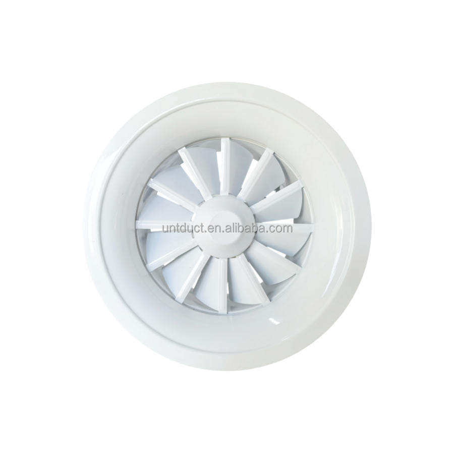 Adjustable Circular Swirl Diffuser Round Aluminum Alloy Air Vent ...