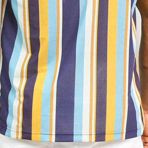 เสื้อโปโลลายทางแขนสั้นผ้าคอตตอน100เสื้อโปโลแฟชั่นตามสั่งจากผู้ผลิตบังคลาเทศ - Product Image 6