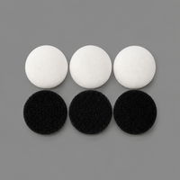 Têtes d'éponge de remplacement en mousse PU, résistantes à l'usure, à structure ouverte, pour outils de mélange d'encre, tampons éponge pour peinture au doigt
