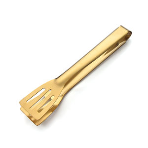 New Dilwala Gold Tong for Kitchen Cooking and Serving Premium Gold Plated Dilwala Tong for <b>Home</b> and Restaurant Use - Product Image 2