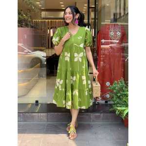 LANCEMENT DU NOUVEAU DESIGNER MODERN WESTERN WEAR UNE PIÈCE TISSU COTON avec IMPRESSION NUMÉRIQUE REVERSEUR BEACH CASUAL - Product Image 1