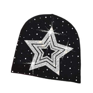 SongMay Hot Sale Fashion Knitting Acrylic Men <b>Women</b> Jacquard Paragraph <b>Beanie</b> <b>Hat</b> With Multi Color - Product Image 5