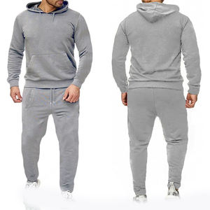 Ensemble de sweat à capuche pour hommes de haute qualité design personnalisé OEM ODM avec polaire Vêtements de sport automne hiver Jogging Survêtement à capuche et pantalon - Product Image 4