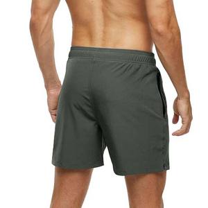 Pantalones cortos deportivos con estampado personalizado para hombre, ropa de poliéster deportiva holgada de verano con cordón para gimnasio, estilo informal con estampado ecológico - Product Image 4