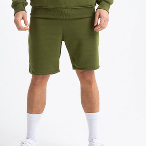 Hot Sale <b>Men</b> Unisex Heavyweight Breathable 100% Cotton Hoodie Short Sets Custom <b>Pullover</b> Quick Dry - Product Image 6