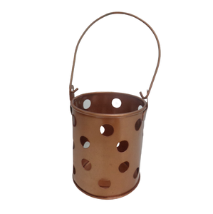 Support votif en fer rond de haute qualité nouveau Design pot de bougie de couleur en laiton pour la décoration de noël à la main - Product Image 2