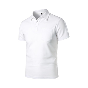 ใหม่ที่กําหนดเองระบายอากาศ Anti-Pilling สีทึบผู้ชายเสื้อโปโลขายส่งที่มีคุณภาพสูงธรรมดาลําลองผู้ชายเสื้อโปโล - Product Image 3