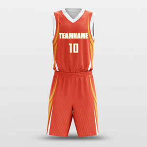Vêtements de basket-ball personnalisés en sublimation, vente en gros, OEM, maillots de basket-ball respirants à séchage rapide, ensembles de maillots de basket-ball, uniformes d'équipe de basket-ball - Product Image 2