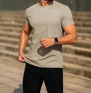 Camiseta Deportiva Transpirable con Cuello Redondo y Camiseta de Secado Rápido para Gimnasio para Hombre, Estilo Deportivo - Product Image 2