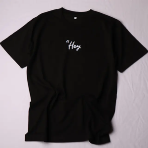 Camiseta de talla grande de Color puro, de manga corta Camiseta holgada para hombre de alta calidad para ropa informal y de calle - Product Image 2