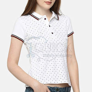 Camisetas Polo para Mujer a Precio Económico, Servicio OEM, Lisas, Teñidas, Corte Ajustado, Disponibles en Existencia - Product Image 6