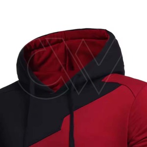 Sweat à capuche épais de haute qualité en polyester/coton molletonné, coupe classique, décontracté, pour homme, hiver 2024 - Product Image 4