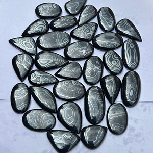 Natural Psilomelane Cabochon Hand-Polished Loose Gemstone for Designer Jewelry Making Best Material Collections - Product Image 1