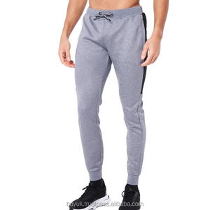 Pantalon de jogging d'entraînement de gymnastique pour hommes avec logo personnalisé Nouveau design Streetwear Jogging Sweatspant Coton Color Block Casual Running - Product Image 2