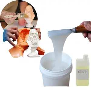 Cheap price silicone brush on mold making rubber for gypsum statue sculpture