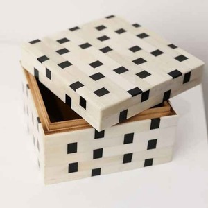 Joyero de plástico de lujo hecho a mano, almacenamiento de baratijas, organizador de recuerdos decorativo con incrustaciones de hueso, muestra gratis disponible - Product Image 6