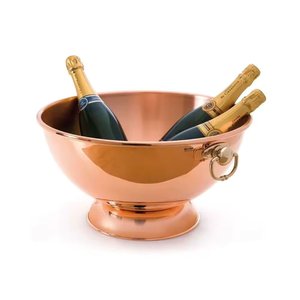 Cuenco de champán redondo de Metal Chapado en cobre, cuenco de almacenamiento de cóctel de vino de acero inoxidable para uso en bares y hoteles - Product Image 3