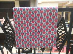 Tùy Chỉnh Không Khâu Ấn Độ Tay Khối In 100% Cotton <span class=keywords><strong>Twill</strong></span> Jaipuri Mềm Hoa Vải Áo Sơ Mi Túi Vừa Trang Trí Nội Thất Bao Gồm - Product Image 4