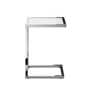 Mesa de centro de extremo lateral en forma de C industrial personalizada, sofá de madera, mesa de café para portátil para sala de estar - Product Image 4