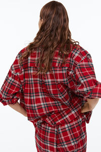 Venta caliente diseño personalizado tela satinada ropa de dormir conjunto de manga larga cuello alto botón sublimación nueva ropa de noche verano primavera - Product Image 3