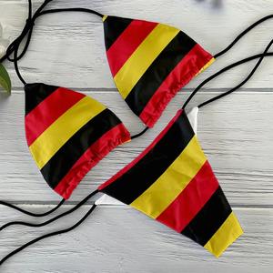 Drapeau australien imprimé Sexy Bikini ensemble pour les femmes évacuation de l'humidité brésilien bas maillot de bain 2 pièces plage maillot de bain - Product Image 5