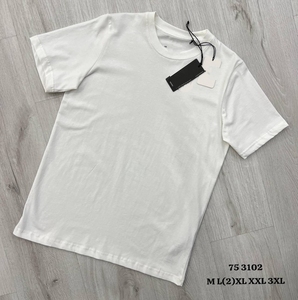 Camiseta de Algodón Lisa para Hombre, Manga Corta, Cuello Redondo, Diseño Casual, Frente en Blanco, OEM, ODM, Etiqueta Privada Personalizada, Suministro de Fábrica al por Mayor - Product Image 5