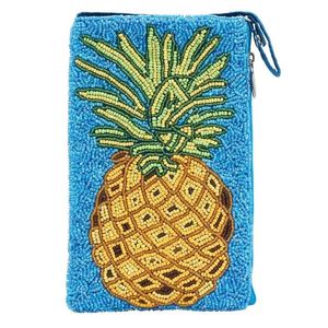 Unique Seed Beads Beaded Embroidery Phone Bag <b>Craft</b> Design Luxury Seed Beads Embroidery Phone Bag Artistic Finish - Product Image 4