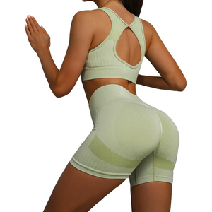 Ropa de gimnasio de diseño único Conjuntos de mujer Ropa deportiva Entrenamiento Fitness Activewear Conjunto de 2 piezas Conjuntos de mujer - Product Image 6