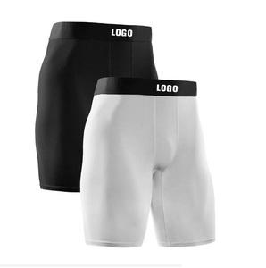 Shorts de sport serrés hommes été séchage rapide Fitness course élastique basket-ball bas entraînement GYM Compression Shorts - Product Image 1