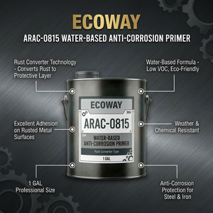 Primaire anti-corrosion à base d'eau ARAC-0815 Convertisseur de rouille 20 µm DFT ISO 9227 2000H RoHS Sans BPA 1 GALLON - Product Image 3