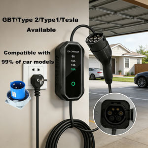 Cargador Portátil para Vehículos Eléctricos de <span class=keywords><strong>3</strong></span>.5kW AC, Estación de Carga para Coches Eléctricos con Pantalla LED, Enchufe EVSE, <span class=keywords><strong>Precio</strong></span> de Fábrica - Product Image 1