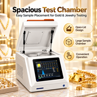 Analyseur de métaux précieux XRF pour l'analyse des alliages d'or, d'argent et de platine avec ordinateur intégré et écran tactile