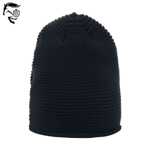 2025 Bonnets en laine tricotés jacquard de qualité supérieure pour hommes-Bonnet d'hiver avec logo personnalisé, couleurs rouge et noir - Product Image 4