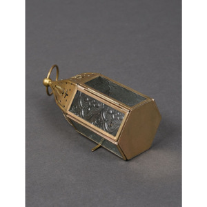 Candelabros de Metal colgantes hexagonales de diseñador marroquí Mini tarros decorativos superiores de cristal uso en el hogar al aire libre ESTILO PILAR hecho a mano - Product Image 5