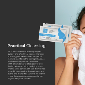 Lenços de Limpeza Facial TTO Clinic 24pcs com Óleo de Melaleuca, Aloe Vera, Espinheiro e Centella para Limpeza Facial Suave - Product Image 3