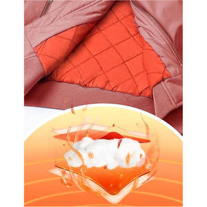 Chaqueta de satén de invierno a prueba de viento de alta calidad gris Rosa bordado personalizado Logo chaquetas de bombardero de béisbol - Product Image 3