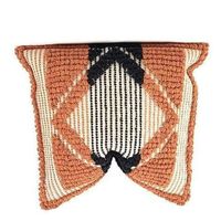 Housse de coussin carrée jacquard haut-bas de luxe moderne sur mesure, motif feuille, pour la maison – Vente chaude