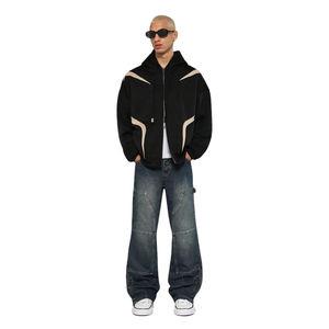 Sweat-shirt à capuche confortable pour homme, style vintage, manches longues, en coton biologique, avec poche kangourou, coupe classique, en molleton uni - Product Image 5