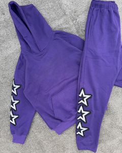 Conjunto Deportivo Personalizado con Logotipo, Unisex, 100% Algodón, Sudadera con Capucha y Pantalones Deportivos para Invierno - Product Image 3