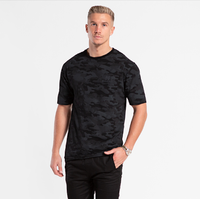 T-shirt en coton surdimensionné pour homme de haute qualité, à manches courtes et motif camouflage, idéal pour l'été